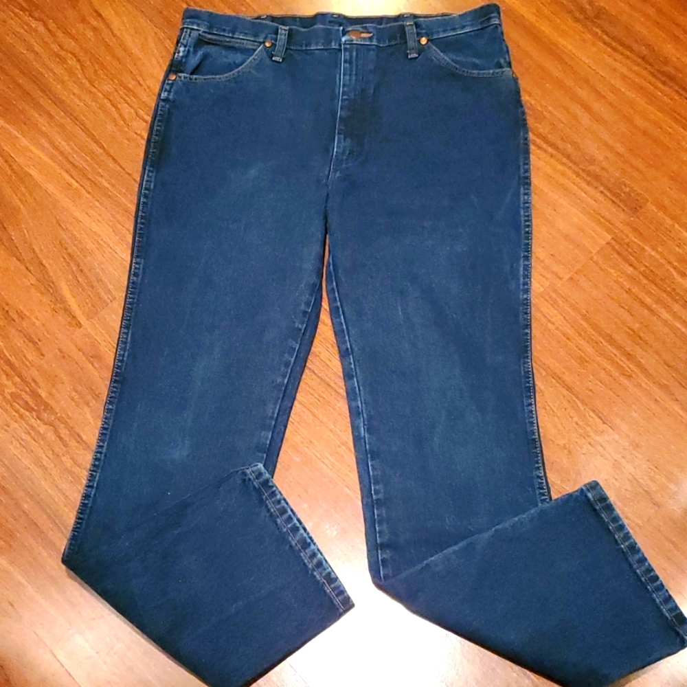 Vintage Wrangler Men's Jeans - Size 36W X 34L